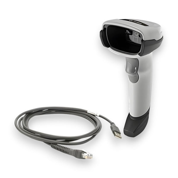 Picture of Zebra DS2208-SR 2D Barcode Scanner USB Kit White